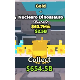 Gold Nuclearo Dinossauro 63.7M