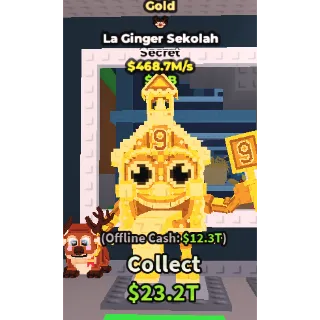 Gold La Ginger Sekolah $468.7M/s