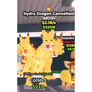 Hydra Dragon Cannelloni $2.1B/s