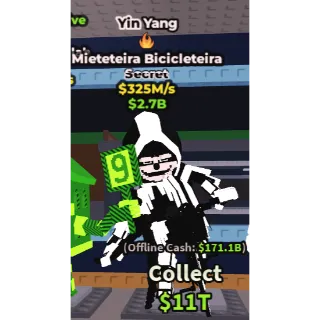 Yin Yang Mieteteira Bicicleteira $325M/s