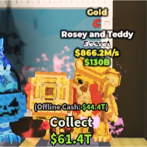 Gold Rosey and Teddy $866.2M/s