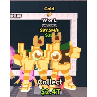 Steal a Brainrot Gold W or L 97.5M/s