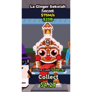 La Ginger Sekolah $75M/s