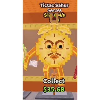 Gold Tictac Sahur $121.8M/s