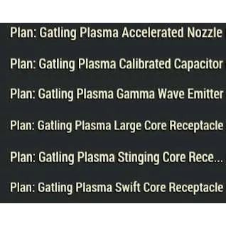 Gatling Plasma Plans