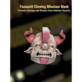 Fasnacht Glowing Minotaur Mask