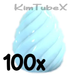 100 crystal eggs