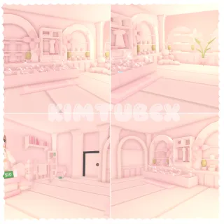 cute tiny pink house