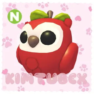 neon apple owl