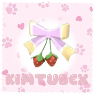 strawberry shortcake bow