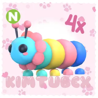 4 neon gumball caterpillar