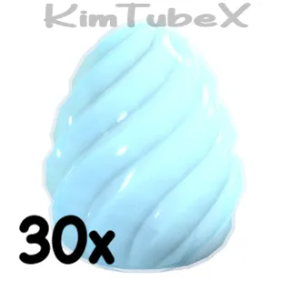 30x Crystal eggs