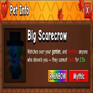 Rainbow Big Scarecrow Grow A Garden 2