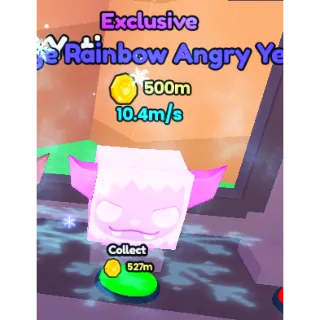 Steal A Pet Huge Rainbow Angry Yeti