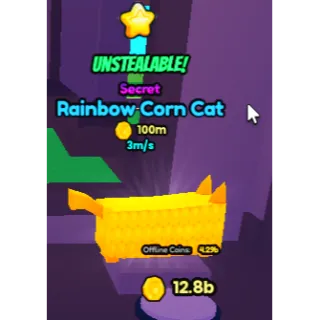 Steal A Pet Secret Rainbow Corn Cat