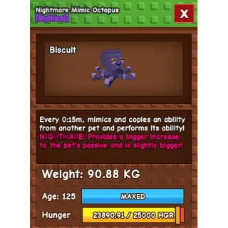 Titanic Mimic Octopus Grow A Garden