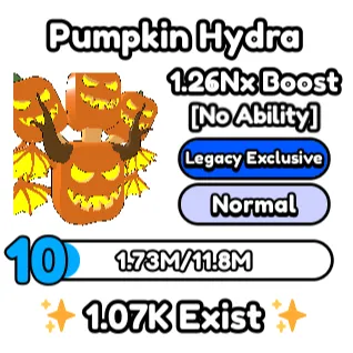 Pumpkin Hydra Normal - Pet Racer