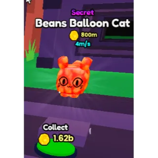 Steal A Pet Secret Beans Ballon Cat