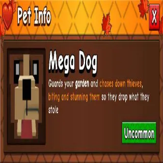 Mega Dog Grow A Garden 2