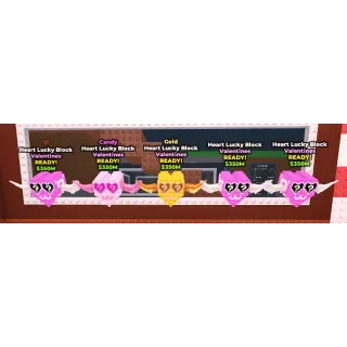 x11 Heart Lucky Blocks Steal A Brainrot 