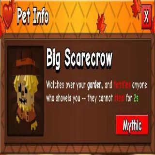 Big Scarecrow Grow A Garden 2