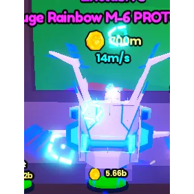 Steal A Pet Huge Rainbow M-6 Prototype