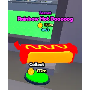 Steal A Pet Secret Rainbow Hot Dog