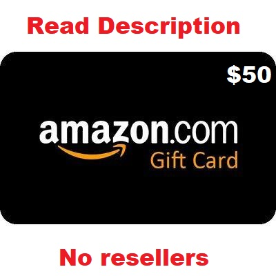 50 Usd Dollars Amazon Gift Card North America New Description Amazon Tarjetas De Regalo Gameflip