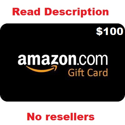 100 Usd Dollars Amazon Gift Card North America