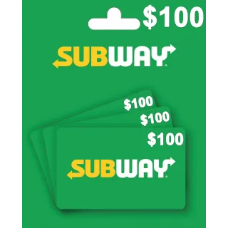 subway $100