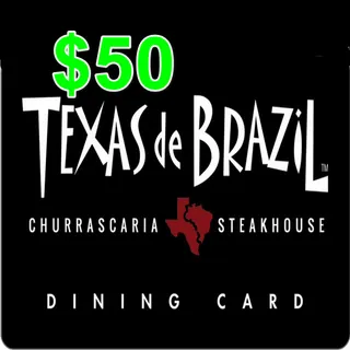 Texas de Brazil $50