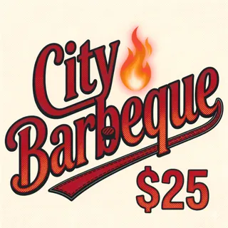 25 usd City BBQ Gift Card