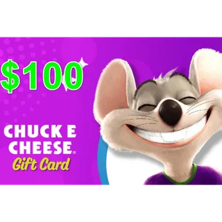 50 usd Chuck E. Cheese Gift Card