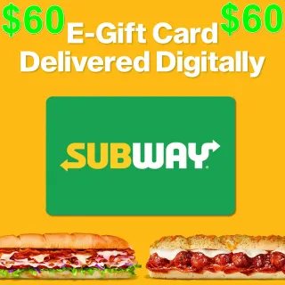 subway $60