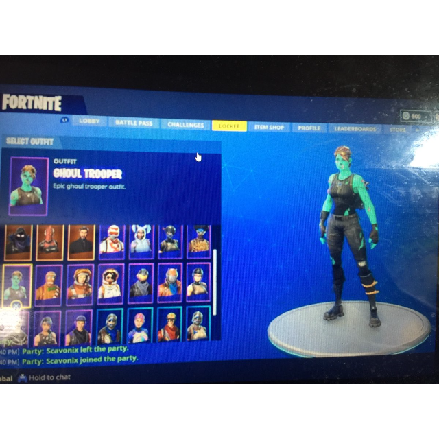 fortnite account goul and skull trooper only 35 usd - fortnite skull trooper account