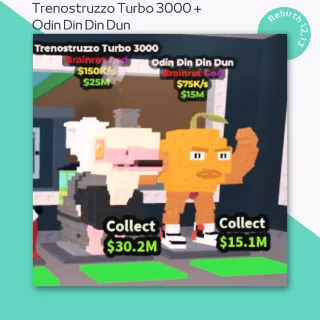 Rebirth 12, 13: Trenostruzzo Turbo 3000 + Odin Din Din Dun 