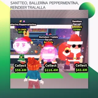 Santteo, Ballerina Peppermintina & Reindeer Tralala 