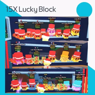 15X Lucky Block Bundle | Steal a Brainrot