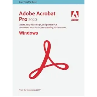 Adobe Acrobat Pro DC 2020 — Lifetime License (PC) | Global