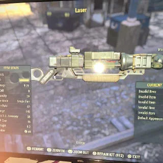 Full Invalid Laser Bat