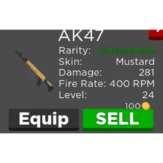 Roblox Ak47 Gear Id