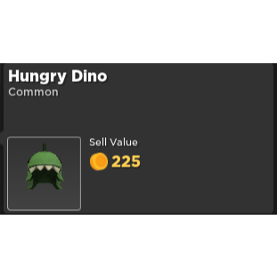 Gear Rumble Quest Dino Hat In Game Items Gameflip - hungry dino hungry dino hungry dino hungry dino roblox