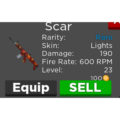 Gear Squadron Scar In Game Items Gameflip - scars transparent roblox