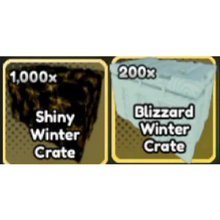 1000 shiny winter + 200 blizzard