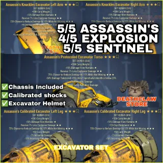 ASSASSIN SENT EXCAVATOR 4/5 ESA 