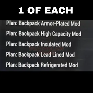 Backpack Mods