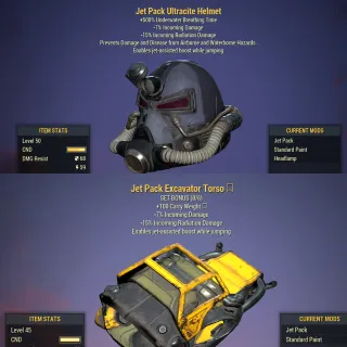 Jetpack Helmet Jetpack Excavator