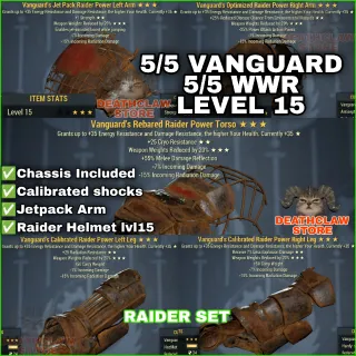 VANGUARD WWR LEVEL 15 RAIDER