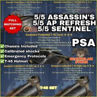 ASSASSINS SENT AP PSA T45