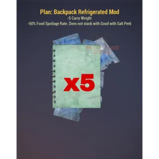 x5 Backpack Refrigerated Mod